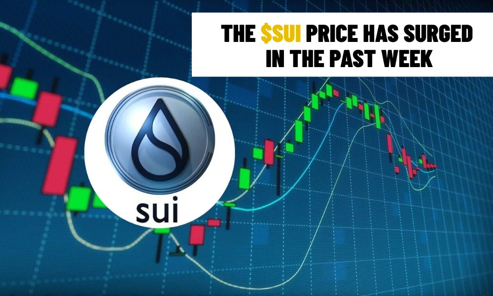 The $SUI price has surged by 60% in the past week